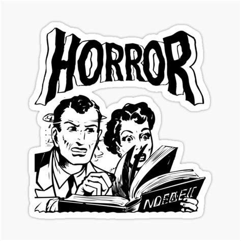 Horror Tale Comic Book Sticker For Sale By Adicto Redbubble