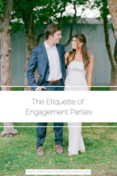 The Etiquette Of Engagement Parties Martha Stewart Weddings