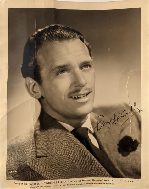 Douglas Fairbanks Jrsigned Photo