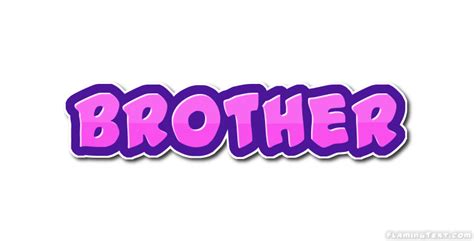 Brother Logo Free Name Design Tool From Flaming Text