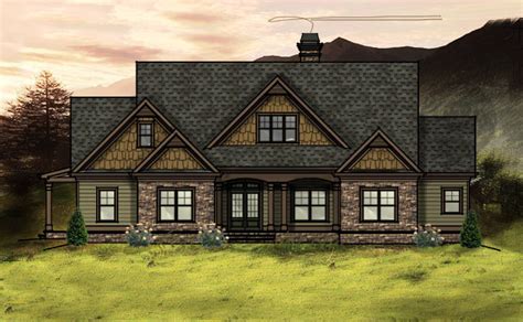 What's the first thing you would do after building a lake home plan? Craftsman Style Lake House Plan with Walkout Basement