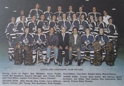 Cleveland Crusaders Team Photo 1973 | HockeyGods