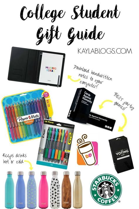 Our list of cool gift ideas for teen boys are sure winners. College Student Gift Guide (with Wacom!) | College student ...