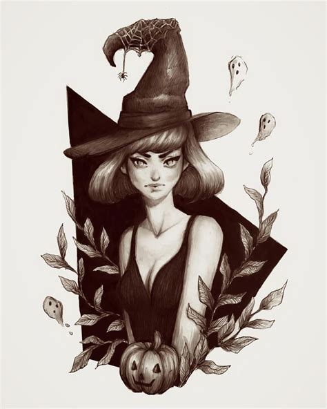 Likes Comments Jerinart Jerianieart On Instagram October Witch In The End I