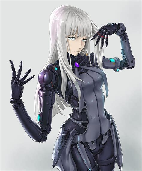 Anime Cyborg Girl Wallpaper