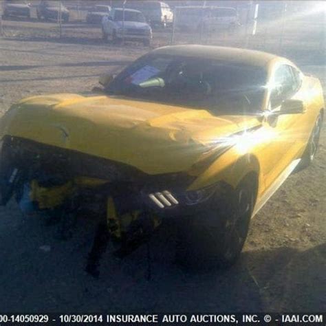 First 2015 Ford Mustang Wrecked Mustang Specs