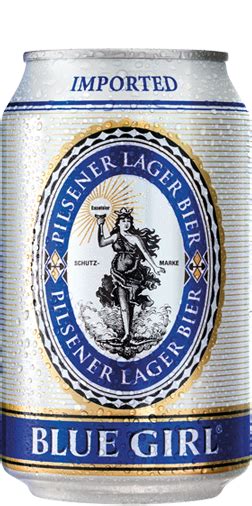 Blue Girl Lager Beer