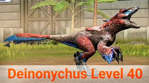 Deinonychus Unlock Level 40 Jurassic World The Game Youtube