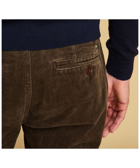 men s barbour neuston stretch cord trousers