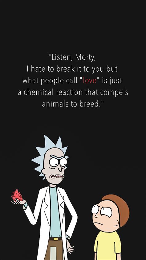 Rick And Morty Love Quote Shortquotescc