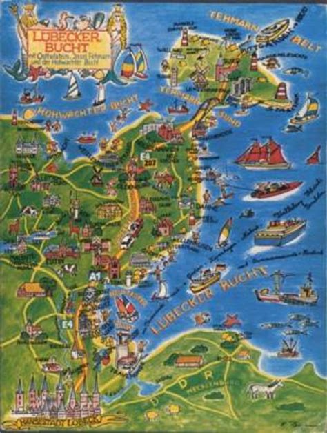 Eckernförder bucht die eckernförder bucht ist etwa 16 km lang und bis zu 10 km breit. Lübecker Bucht 3298 - €2.00 : Karten-Himmel, Online-Shop