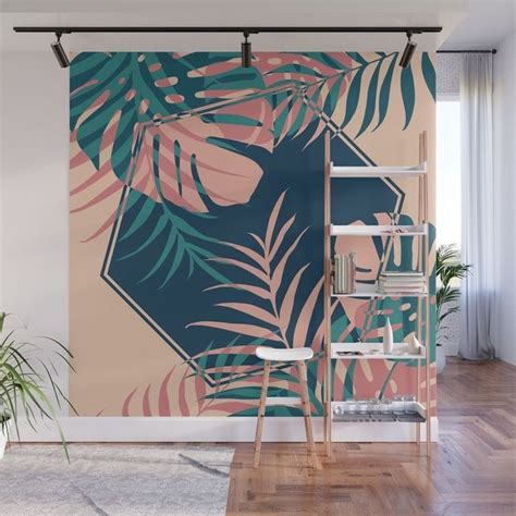 20 Wonderful Tropical Wall Murals Ideas For Summer In The Home Wall