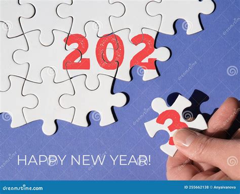 Jigsaw Puzzle with Numbers 2023, Hand with Missing Piece, Fingers Add