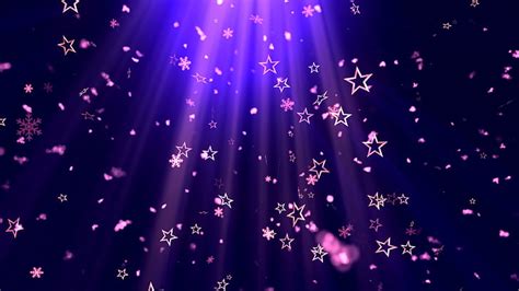 Hd Wallpaper 4k Abstract Stars Snow Flakes Purple