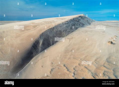 Aerial Of Athabasca Sand Dunes Provincial Park Saskatchewan Canada