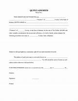 Florida Quit Claim Deed Form Template