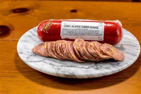 1 Lb Cheesy Jalapeno Summer Sausage Pinconning Cheese Co And Fudge Shoppe