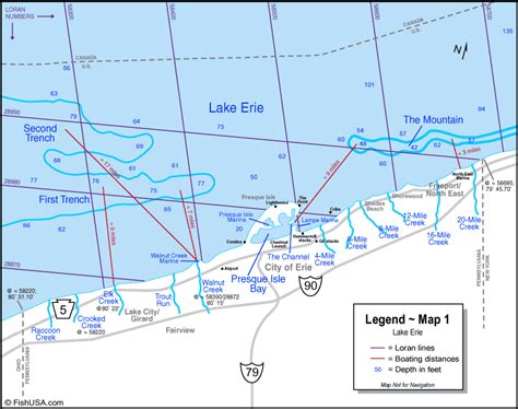 Lake Erie Map Of Lake Erie