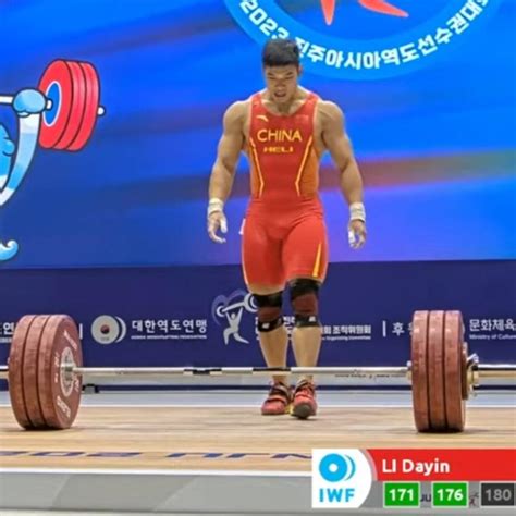 Li Dayin Looking More Jacked Than Usual Rweightlifting