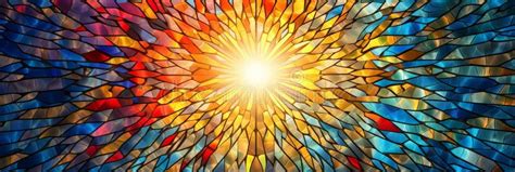 Rays Of Bright Sun Pass Through Colored Stained Glass Stock Image Image Of Glass Artistic