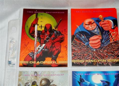 Lot 1993 Marvel Universe Card Set 1 90 Skybox Deadpool Thanos Etc
