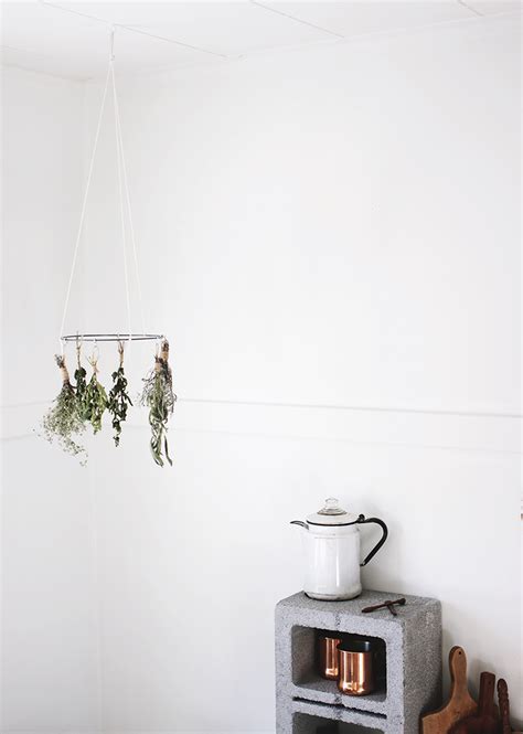 Diy Herb Drying Rack The Merrythought