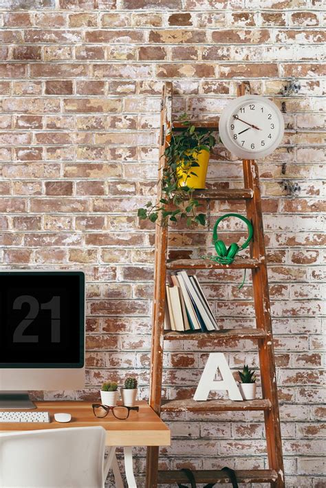 Industrial Style Exposed Brickwork Brick Wallpaper Living Room