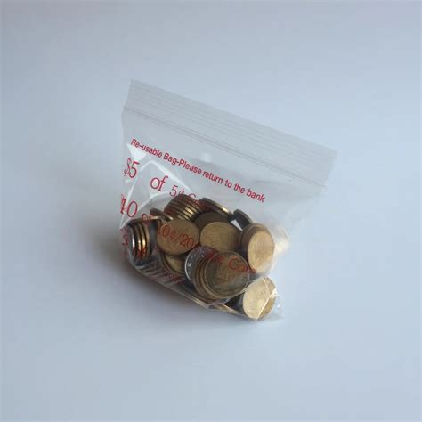 Transparent Bank Plastic Coin Reclosable Bag Buy Plastic Coin