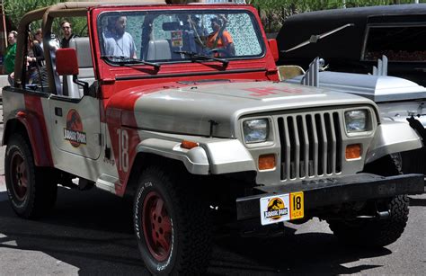 Jeep Wrangler 1993 Dans Jurassic Park Jurassic World Jurassic World