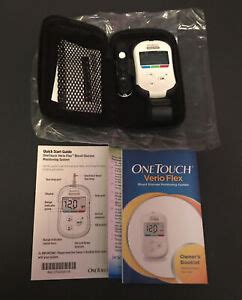 Brand New One Touch Verio Flex Kit Blood Glucose Monitoring System Exp