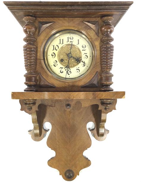 Lot Antique German Pendulum Wall Clock