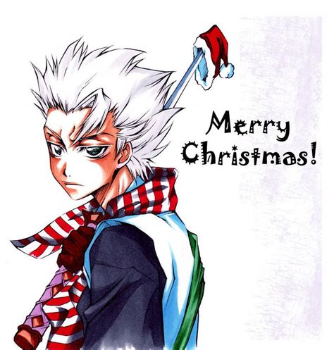 Toushirou Hitsugaya Says Merry Christmas To All Bleach By Tanashi On