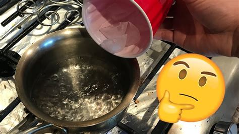 Fertilizer has salt in it, which would cause the ice to melt. Does ice melt if you put it in boiling water? - YouTube