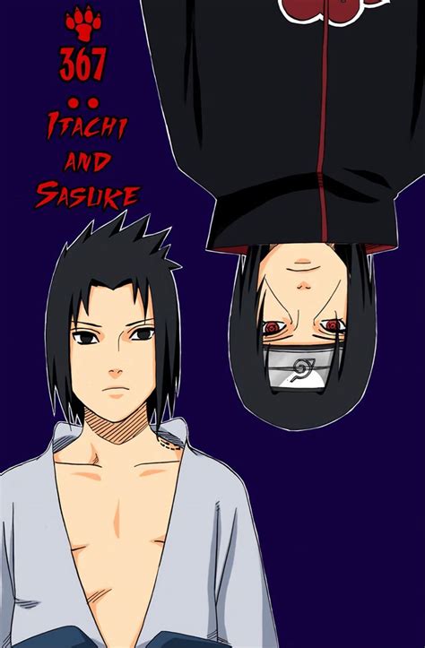 Itachi And Sasuke Manga Color In 2022 Itachi Manga Naruto
