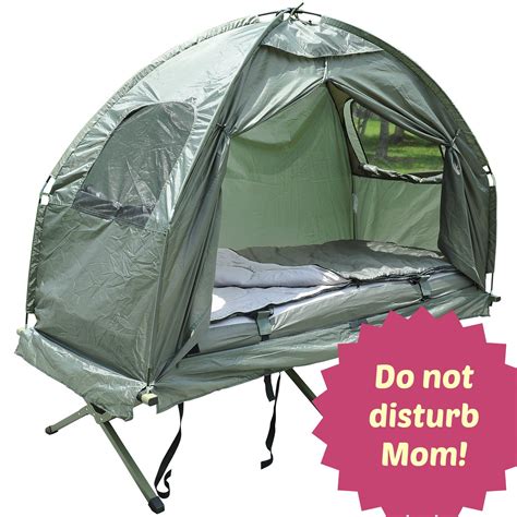 Amazon Portable Pop Up Tent Camping Cot With Air Mattress And Sleeping Bag Mylitter One