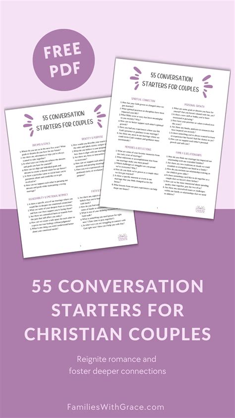 55 Christian Conversation Starters For Couples Families With Grace