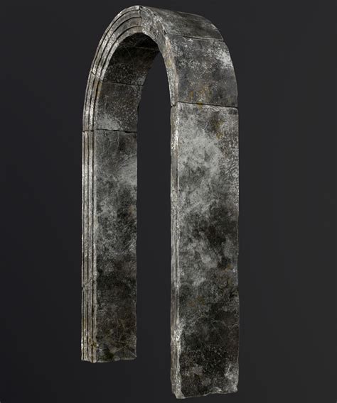 3d Model Medieval Stone Arch Vr Ar Low Poly Cgtrader