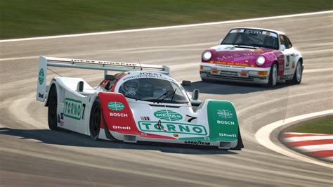 Two Group C Cars And The Porsche 911 Carrera Cup 964 Are Now On