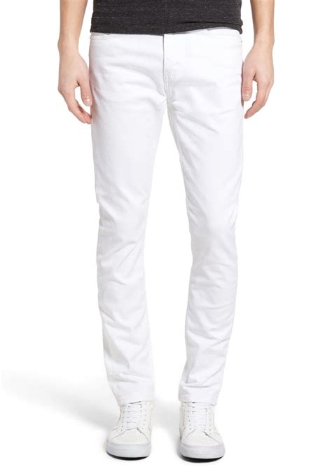 Levis Levis 510 Skinny Fit Jeans White Bull Denim Jeans