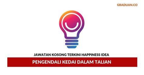 Explore tweets of kerja kosong @kerjakosong123 on twitter. Permohonan Jawatan Kosong Happiness Idea ~ Pengendali ...