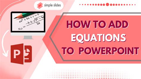 How To Add Equations To Powerpoint Quickly And Easily
