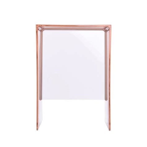 Kartell By Laufen Table Stool Max Beam Rosa Nude Transparent Pmma
