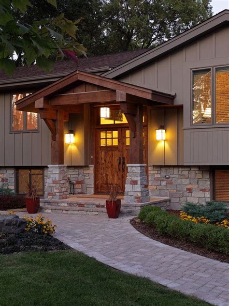 20 Split Level Front Porch Designs