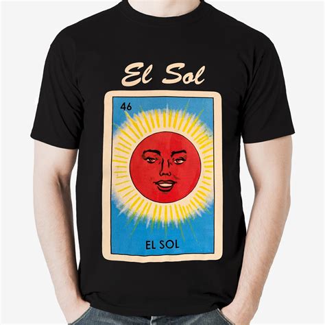 Mexican Loteria Summer Shirt El Sol Version 2 Etsy