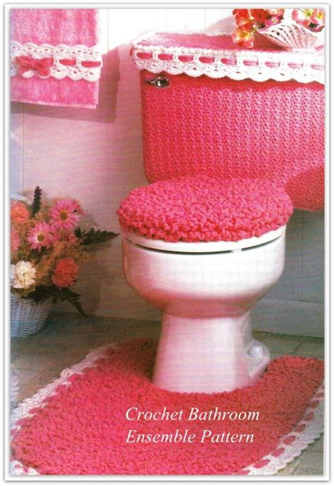 Free Crochet Patterns For Bathroom Sets KiaCrawford