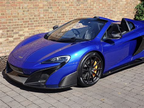 2016 Used Mclaren 675 Lt Spider Mso Burton Blue