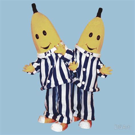 Bananas In Pajamas B1 And B2 Sticker By Dgart In 2020 Banana In