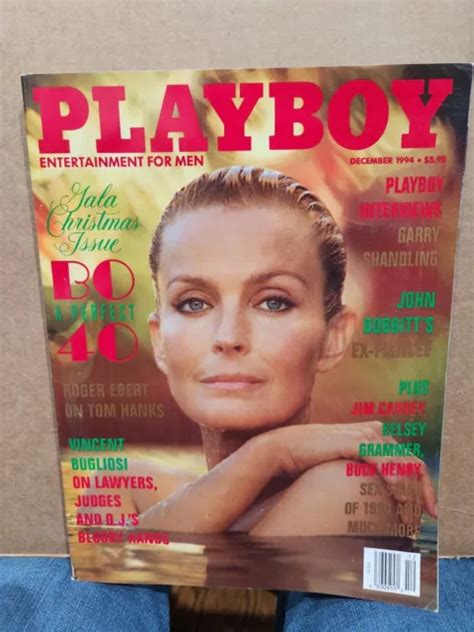 Vintage Playboy Magazine December Bo Derek Gala Christmas Issue