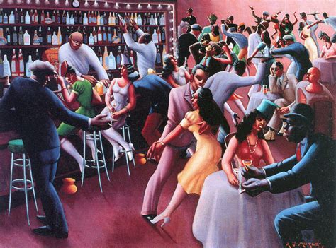 Archibald J Motley Nightlife ⋆ Popup Painting