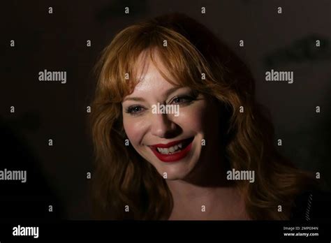 Actress Christina Hendricks Attends The Premiere Of Crooked House At Metrograph On Wednesday
